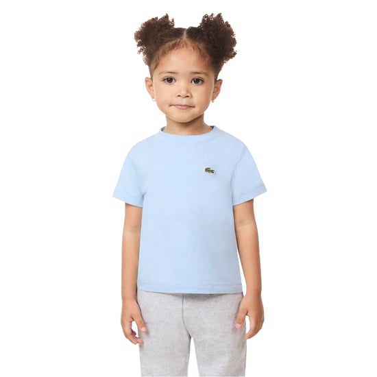 Lacoste Kinderen Basis Geborduurde Regular T-Shirt (Lichtblauw) - Image 3