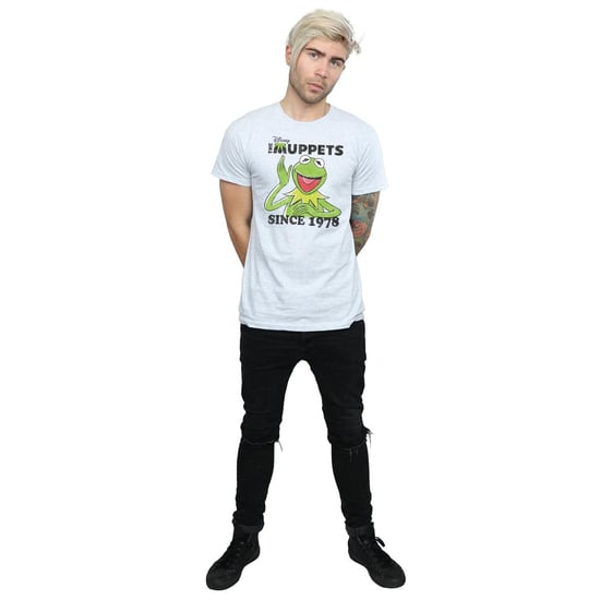 Disney Heren The Muppets Kermit sinds 1978 T-Shirt (Heide Grijs) - Image 1