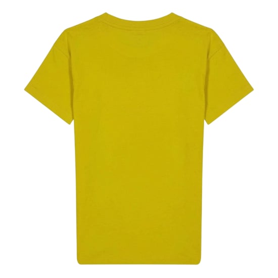 Champion T-shirt met logo op de borst en ronde hals voor kinderen (Geel) - Image 2