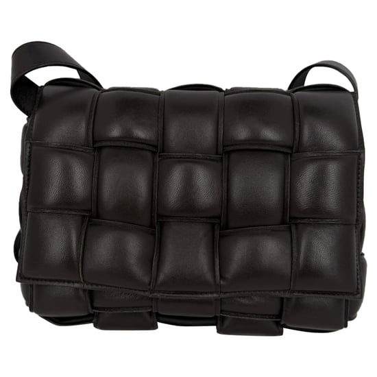 Bottega Veneta Cassette Gevoerde Schoudertas in Bruin Lamsleder - Image 3