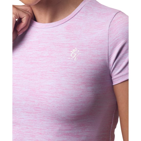 Gym King Dames T-shirt met ronde hals, maat 365, normale pasvorm (Roze) - Image 4