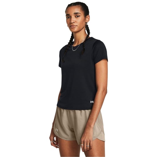 Under Armour Streaker-hardloopshirt voor dames (Zwart) - Image 1