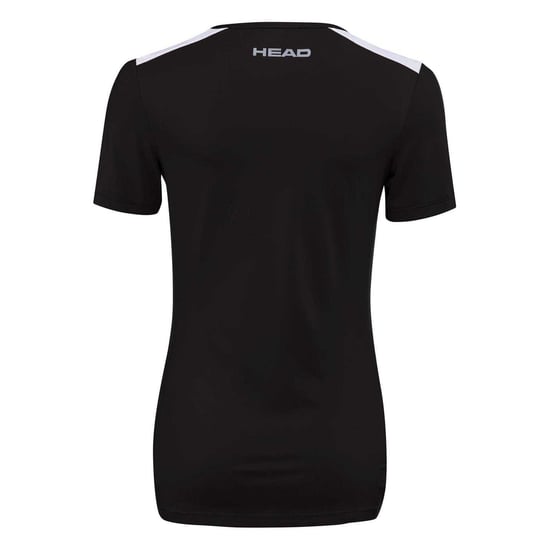 Head Dames/Dames Club 22 Tech T-shirt (Zwart) - Image 2