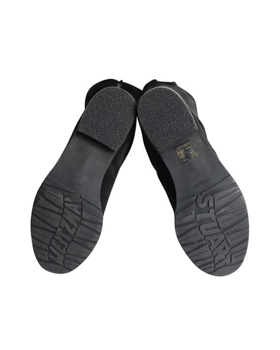 Stuart Weitzman Lowland Knie Hoge Laarzen in Zwart Suède - Image 5