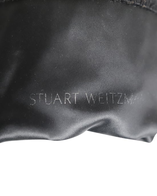Stuart Weitzman Lowland Knie Hoge Laarzen in Zwart Suède - Image 6