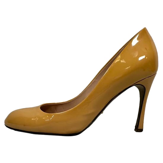 Sergio Rossi Pumps in Beige Patentrein - Image 5