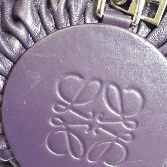 Loewe Geplooide Armbandzak in Paarse Leren - Image 4