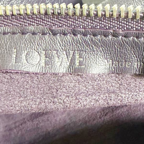 Loewe Geplooide Armbandzak in Paarse Leren - Image 6