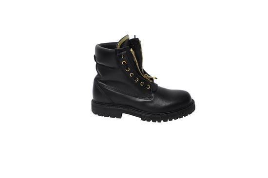 Balmain Taiga Enkellaarsjes van Zwart Leer - Image 1