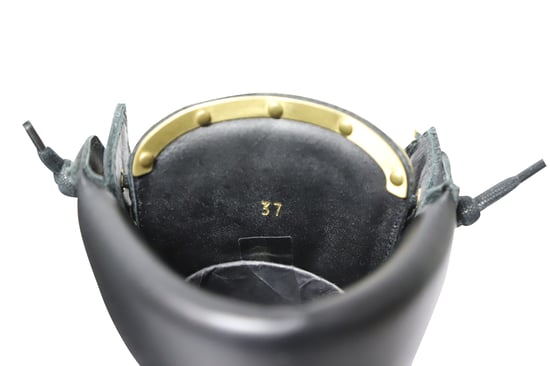 Balmain Taiga Enkellaarsjes van Zwart Leer - Image 6