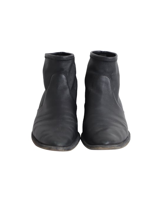 Alexander Wang Kori Stretch Enkellaarsjes in Zwart Leer - Image 2
