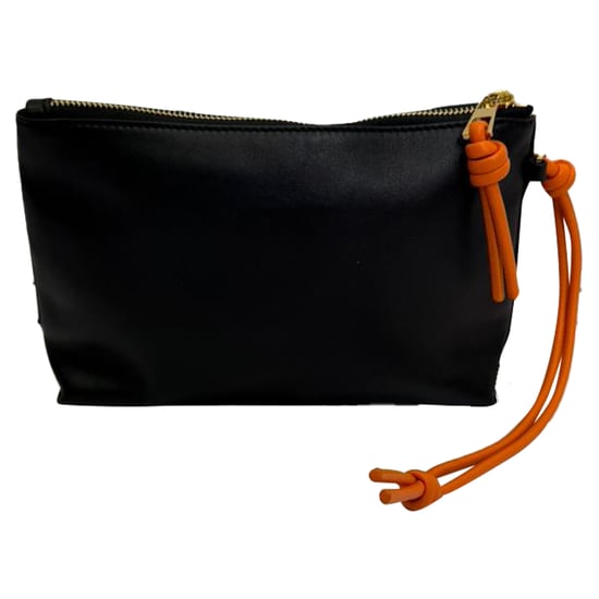 Loewe T-Knot Pouch Bag in Zwart Leer - Image 3