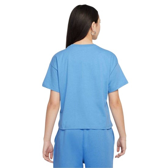 Nike Meisjes Swoosh Regular T-Shirt (Blauw) - Image 2