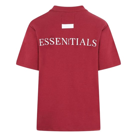 Blank Essentials Dames-T-shirt met logo uit de Essentials-collectie in boyfriend-stijl (Bourgondië) - Image 3