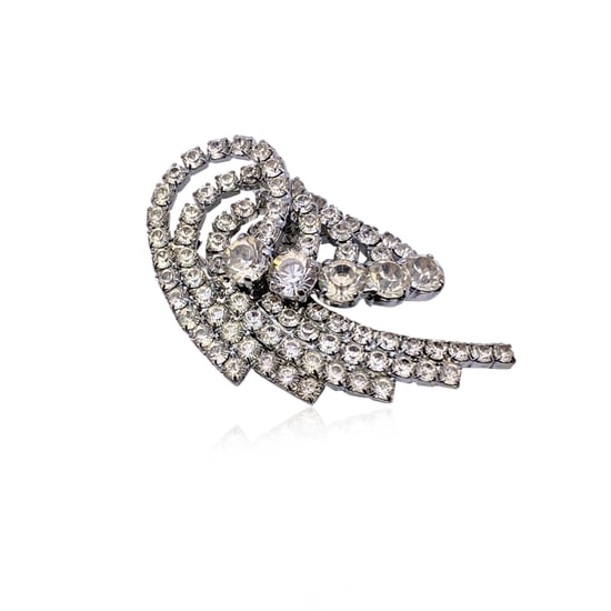 Dolce & Gabbana metalen broche met kristallen - Image 2