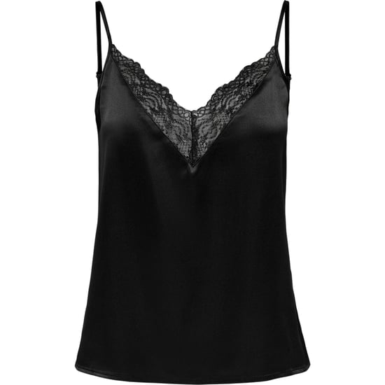 Only Kanthemdje voor dames (Zwart) - Image 2