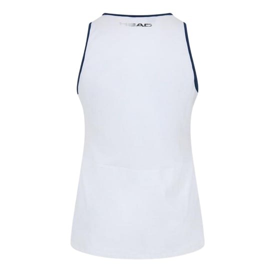 Head Tennistanktop met ronde hals voor dames (Wit, Marine) - Image 2