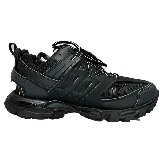 Balenciaga Track Sneakers in Zwarte Polyurethaan - Image 1