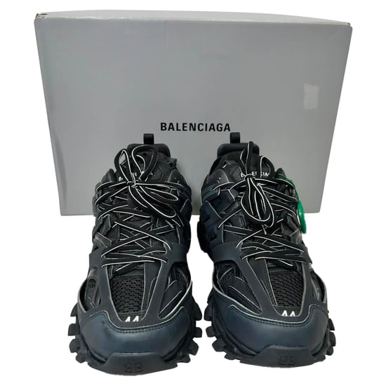 Balenciaga Track Sneakers in Zwarte Polyurethaan - Image 2