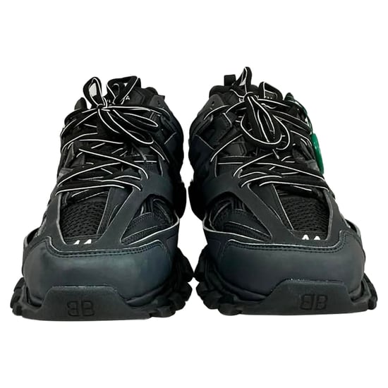 Balenciaga Track Sneakers in Zwarte Polyurethaan - Image 3