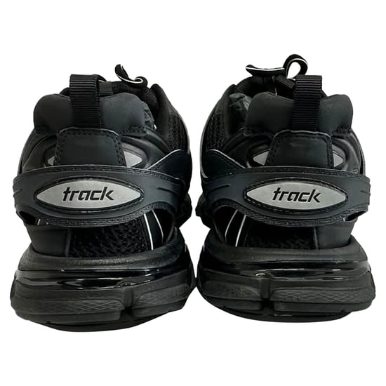 Balenciaga Track Sneakers in Zwarte Polyurethaan - Image 4