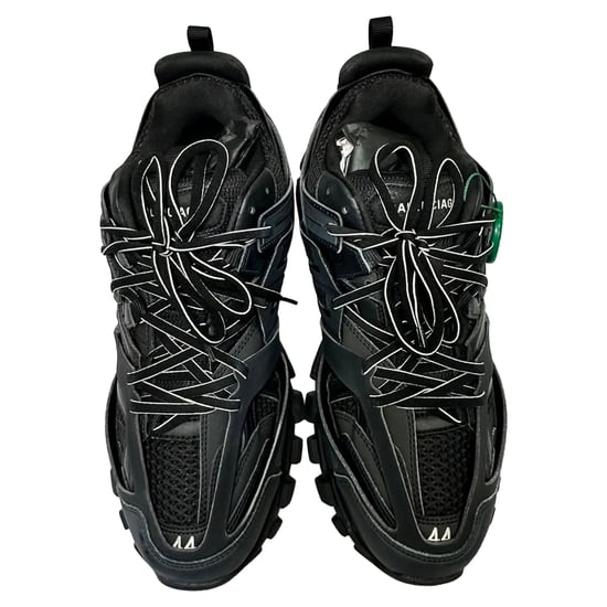 Balenciaga Track Sneakers in Zwarte Polyurethaan - Image 6