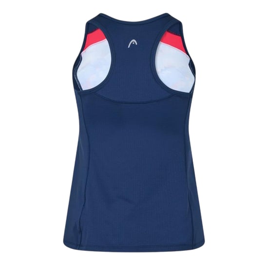 Head Ava-tanktop met ronde hals voor dames (Blauw/roze) - Image 2