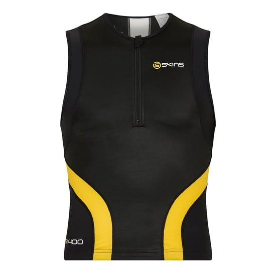Skins Heren Tri 400 Triathlon T-shirt (Zwart) - Image 1
