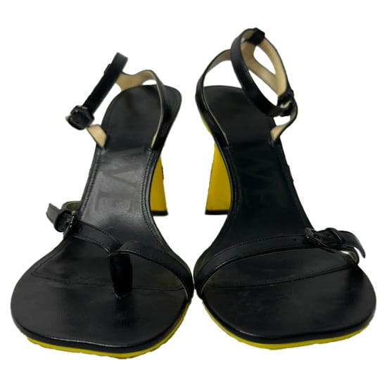 Loewe Petal Enkellaarsjes met Enkelband in Zwart Geitenleer - Image 2