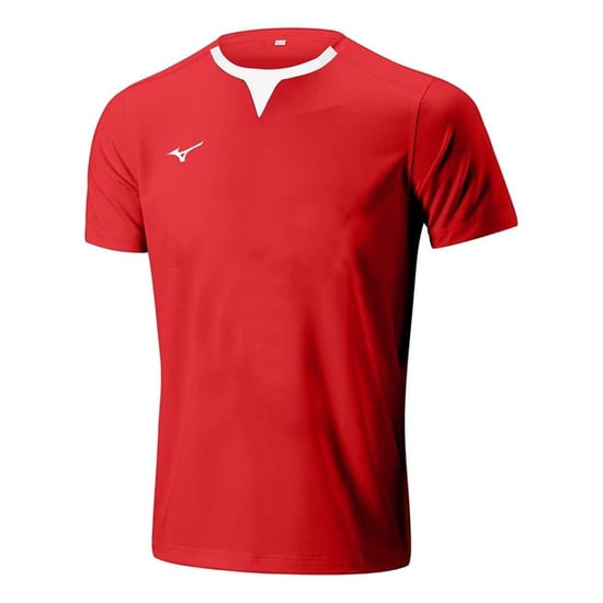 Mizuno Heren Authentiek Logo Trainings Rugby Shirt (Rood) - Image 1