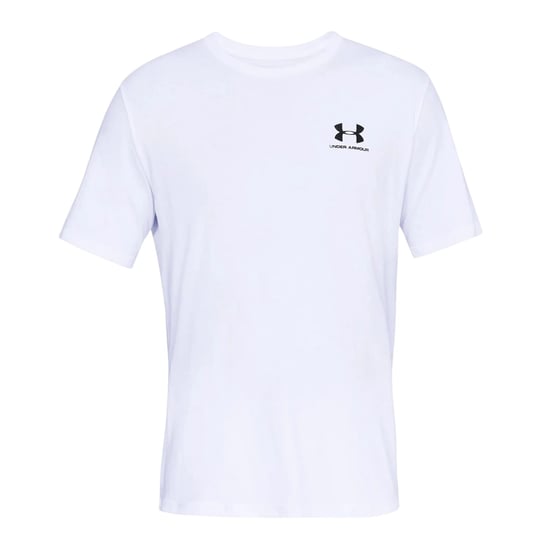 Under Armour Sportief T-shirt voor heren met logo op de borst (Wit, Zwart) - Image 1