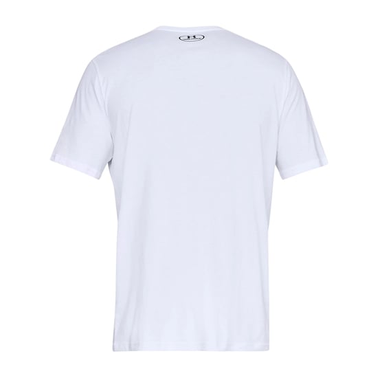 Under Armour Sportief T-shirt voor heren met logo op de borst (Wit, Zwart) - Image 2