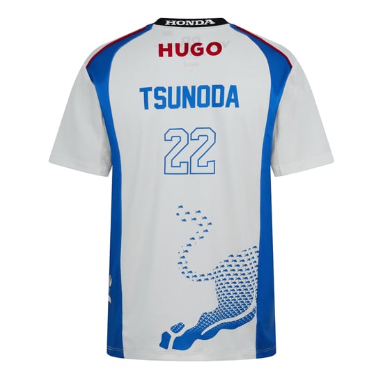 Hugo Boss Heren Tsunoda Handtekening Jersey T-shirt (Wit) - Image 2