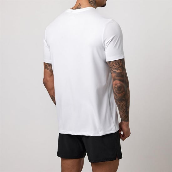 Gym King Heren Overwinning Prestatie T-shirt (Wit) - Image 4