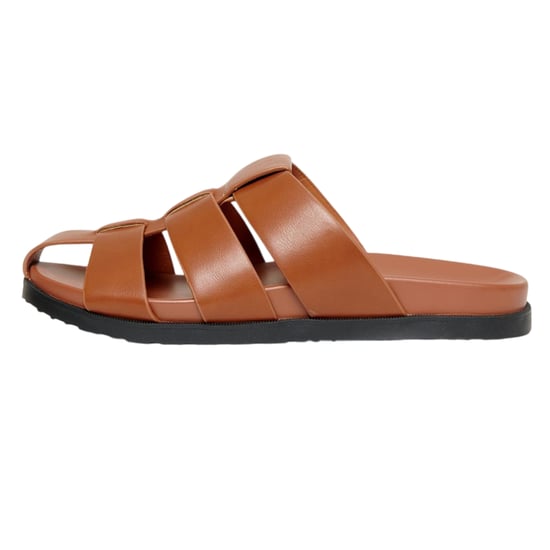 Threadbare Open teen sandalen voor heren in vissersstijl (Tan) - Image 2