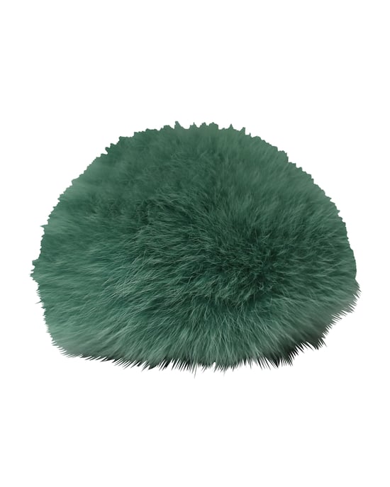 Fendi Initial Pom-Pom Sleutelhanger in Groen Bont - Image 3
