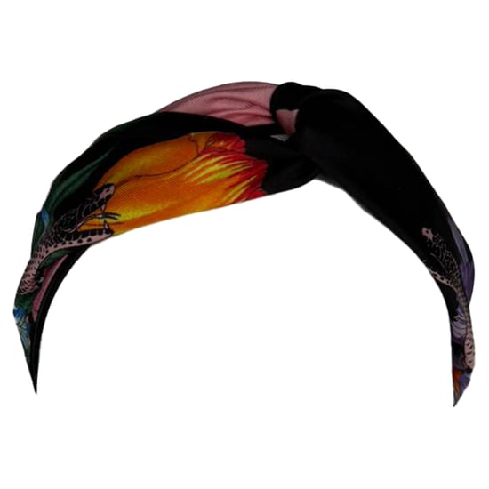 Gucci Bloemenprint Haarband in Multicolor Zijde - Image 1