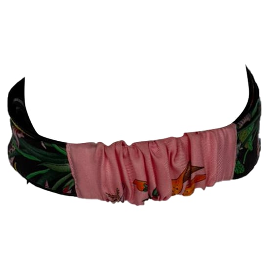 Gucci Bloemenprint Haarband in Multicolor Zijde - Image 3