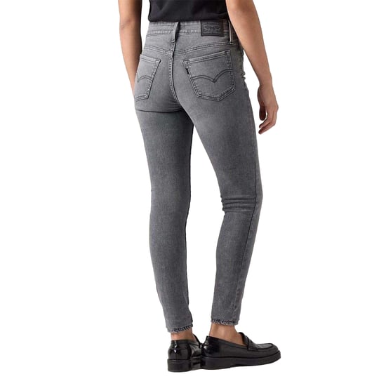 Levis Dames/Dames 711 Dubbele Knoop Skinny Jeans (Lichtgrijs) - Image 3