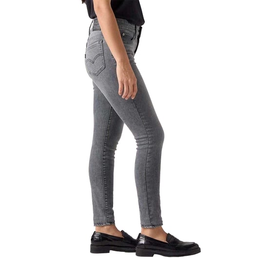 Levis Dames/Dames 711 Dubbele Knoop Skinny Jeans (Lichtgrijs) - Image 4