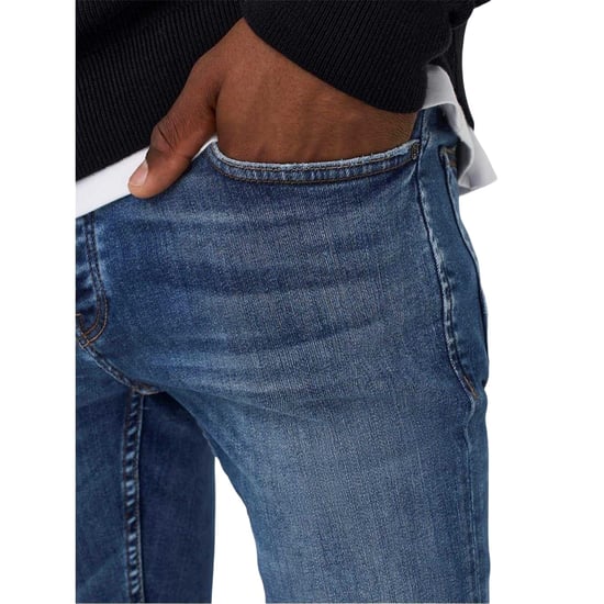 Only and Sons Heren Skinny Jeans (Blauwe Denim) - Image 5