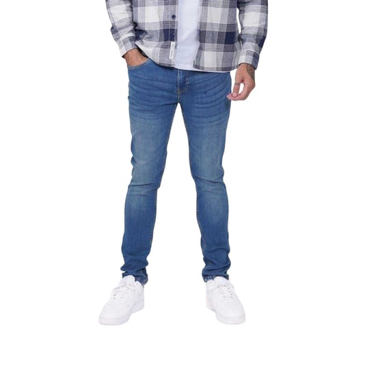 Firetrap Heren Denim Skinny Jeans (Middenblauw) - Image 2