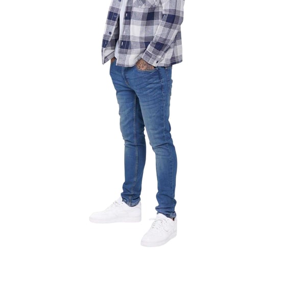 Firetrap Heren Denim Skinny Jeans (Middenblauw) - Image 3