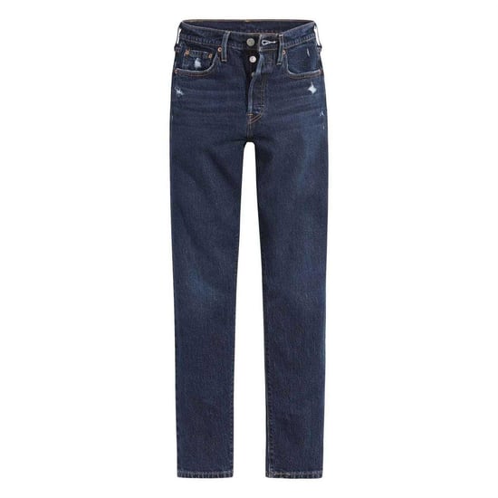 Levis Skinny-jeans van katoenen denim voor dames (Donkerblauw) - Image 1