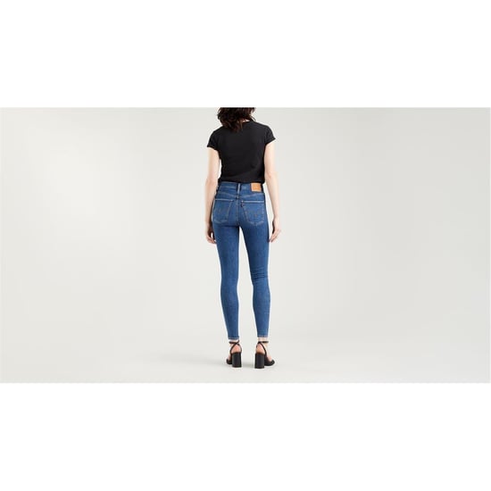 Levis Dames/Dames Mile High Super Skinny Jeans in katoenmix (Denim) - Image 6