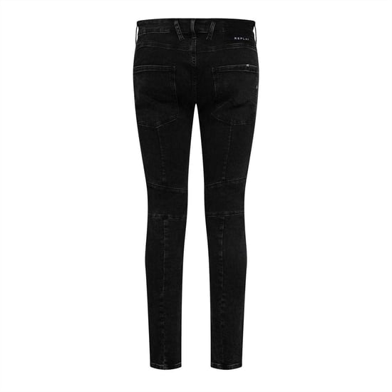 Replay Heren Zaldok Katoenmix Skinny Jeans (Grijs) - Image 2
