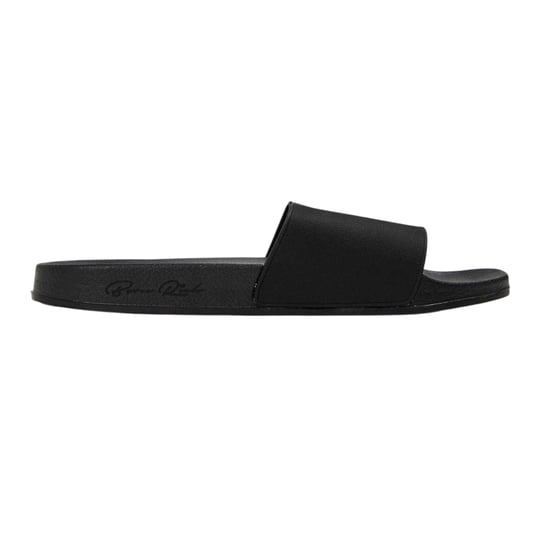 Born Rich Unisex-slippers voor volwassenen met Barreca-logo (Zwart, Wit) - Image 1
