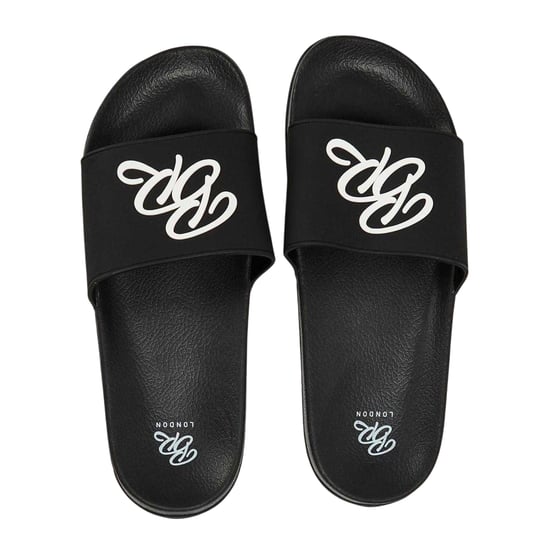 Born Rich Unisex-slippers voor volwassenen met Barreca-logo (Zwart, Wit) - Image 3