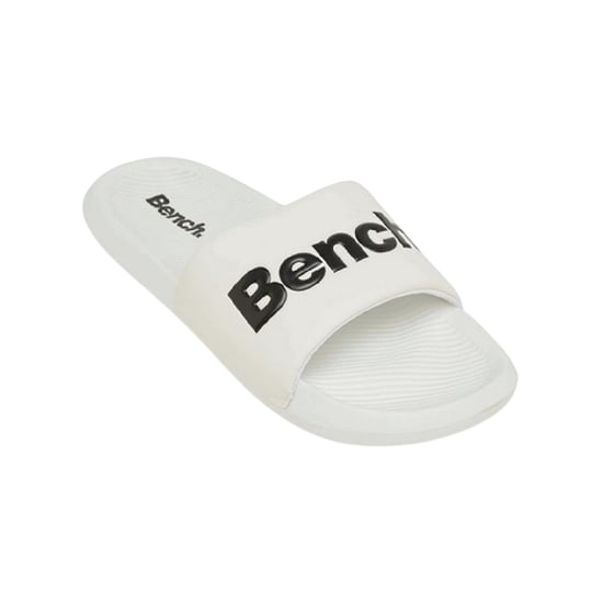 Bench Unisex Adult Logo Bedrukte Synthetisch Rubber Casual Slides (Wit) - Image 2