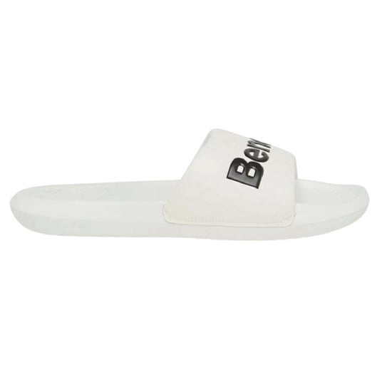 Bench Unisex Adult Logo Bedrukte Synthetisch Rubber Casual Slides (Wit) - Image 3